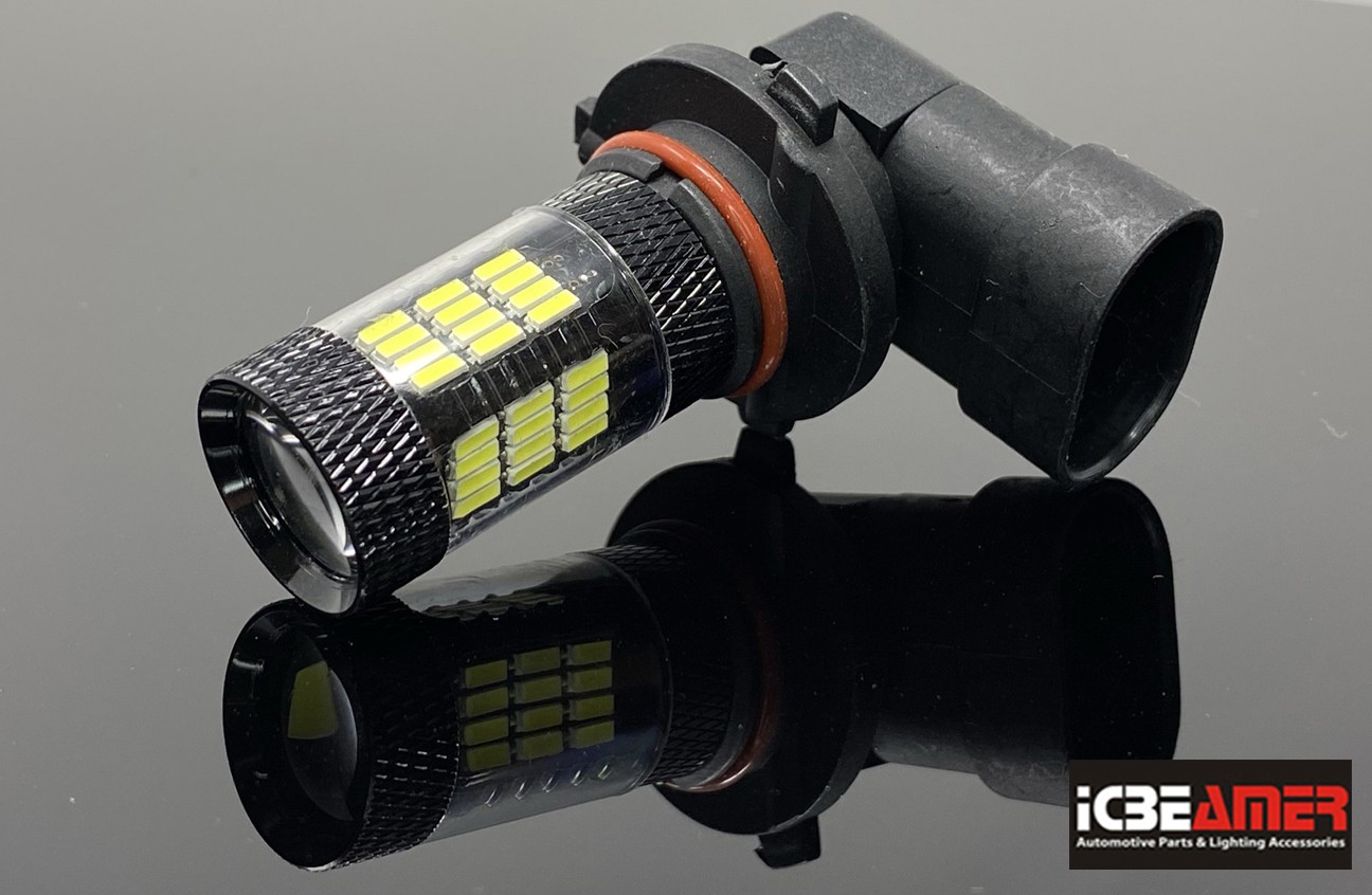9006 HB4 Samsung LED 12V 57 SMD Canbus 6000K Super White Fog Light Bulbs H338