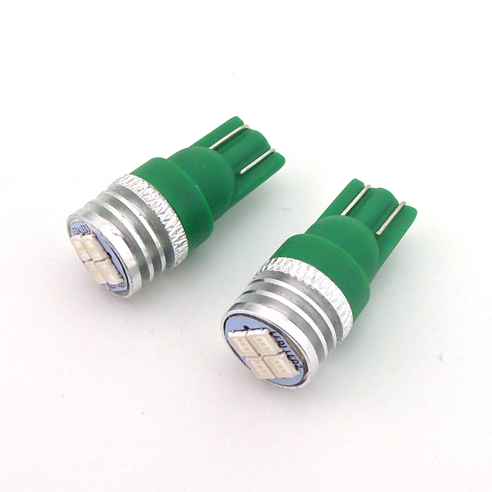 2pcs Bright Green W5W LED Front Marker Parking Light Bulb for 2014-2016 Scion tC