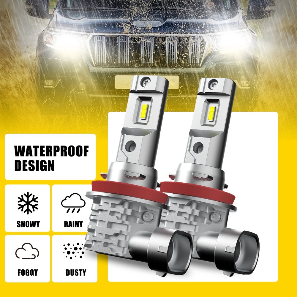 AUXITO 6500K White H8 H11 H9 LED Headlight Headlamp Light Fog 40000LM High/Low