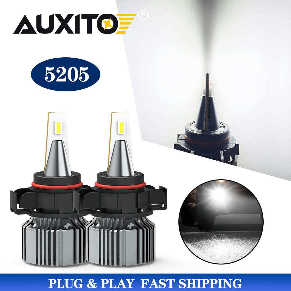 AUXITO 5202 H16 SMD LED Fog Light Driving Bulbs DRL Super Bright 6500K White EOH