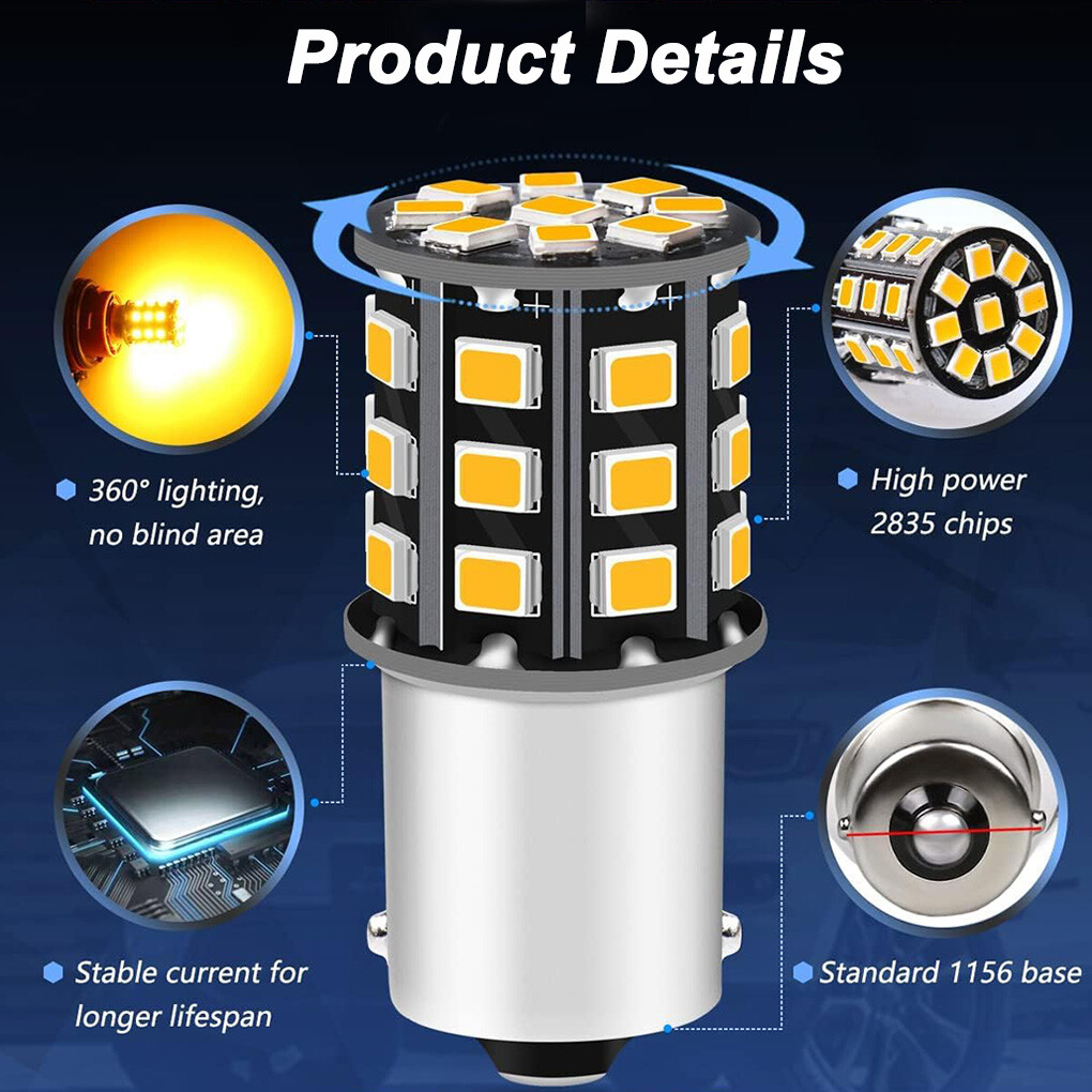 Front Turn Signal/Blinker LED Light Bulb 2x – For Listed BMW Vehicles – 7528