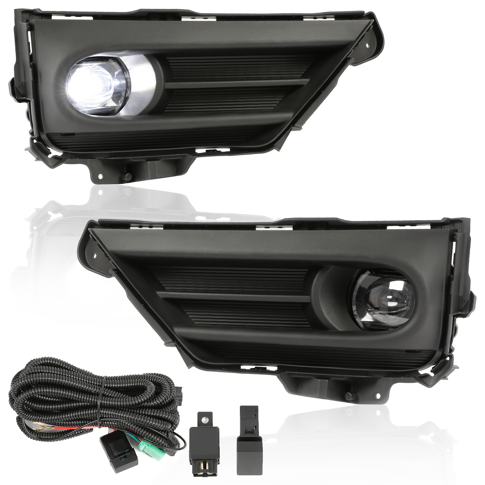 LED Bumper Fog Lights Lamps w/ Switch+Wiring Pair For Honda CRV 2020 2021 2022