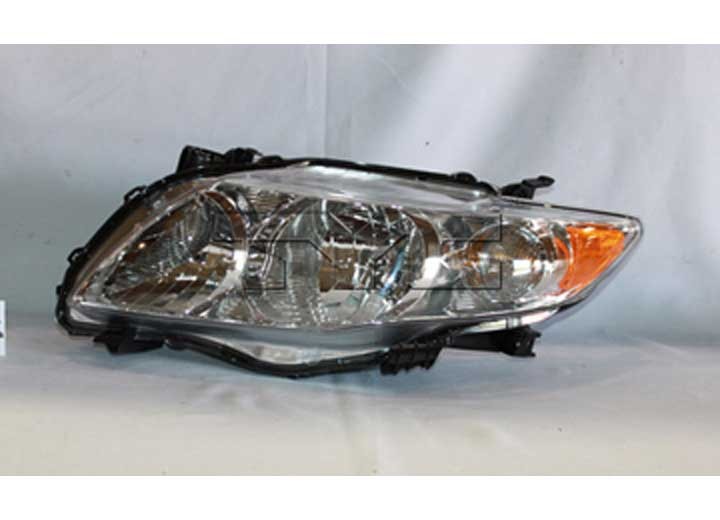For 2009-2010 Toyota Corolla CE/LE/XLE Headlight Left/Driver Side TYC TO2502182