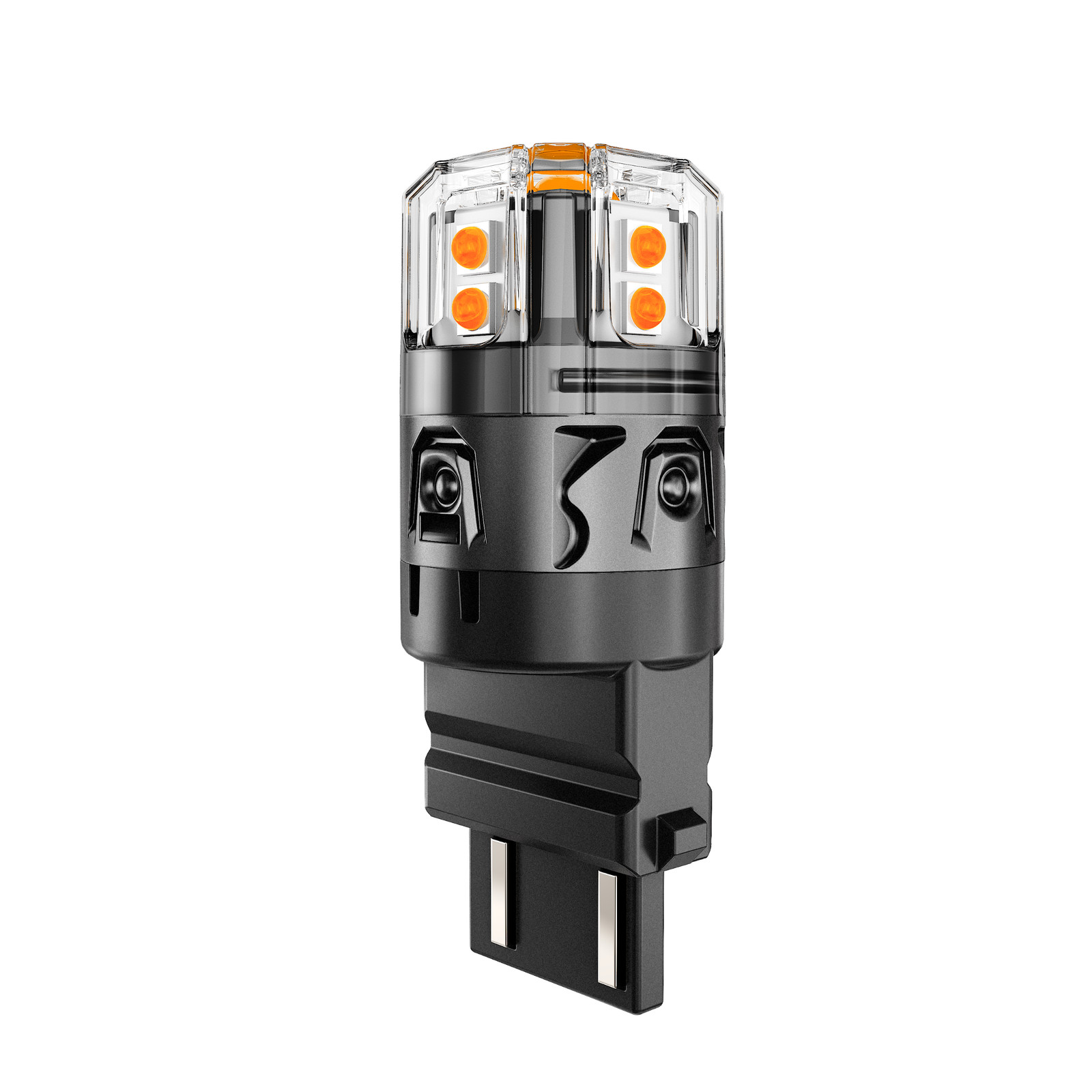 AUXBEAM 3000K Amber LED Front Turn Signal Bulb Light 3157 3457 3156 500% Bright