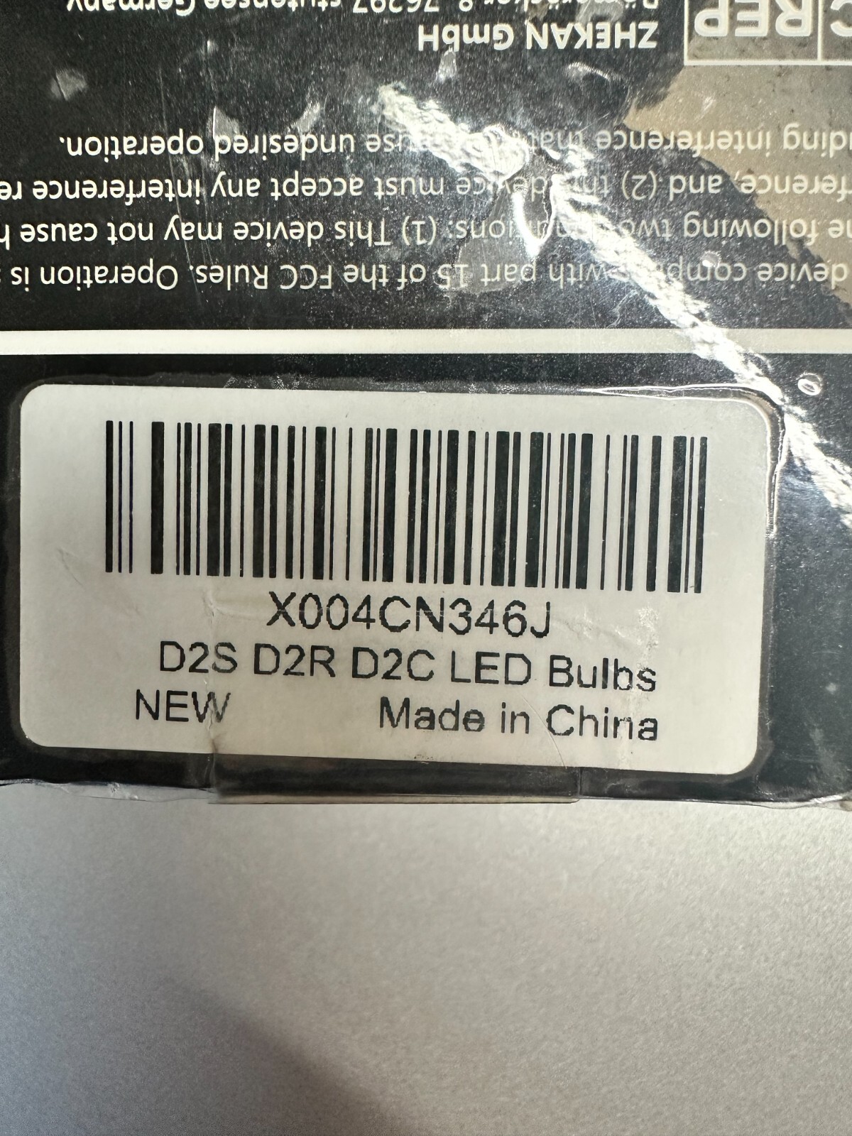 ChopDark D2S D2R D2C LED Bulbs, New, Free Shipping!!!
