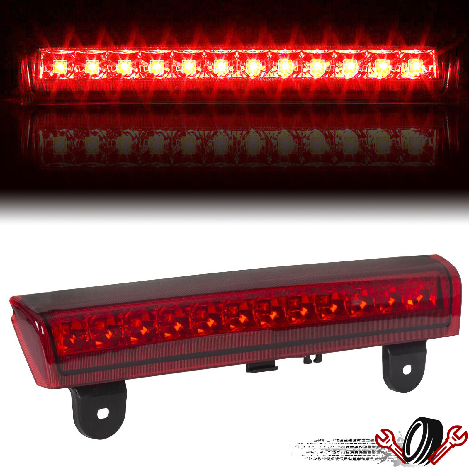 LED 3rd Third Brake Light Red Fit For 00-06 Chevrolet Suburban Tahoe GMC Yukon