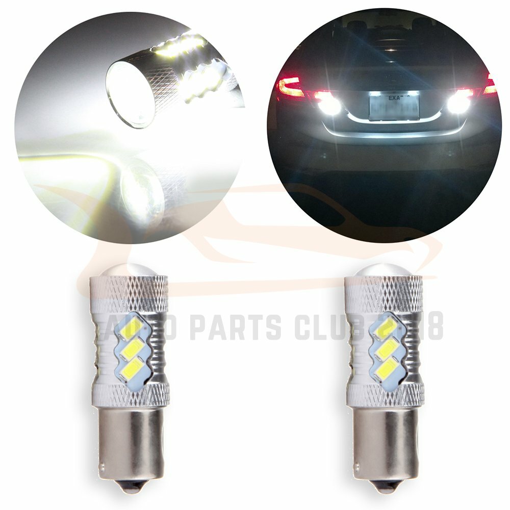 2x 2018 High Power 1156 100W LED 16SMD Turn Signal White Light Bulbs 6000K