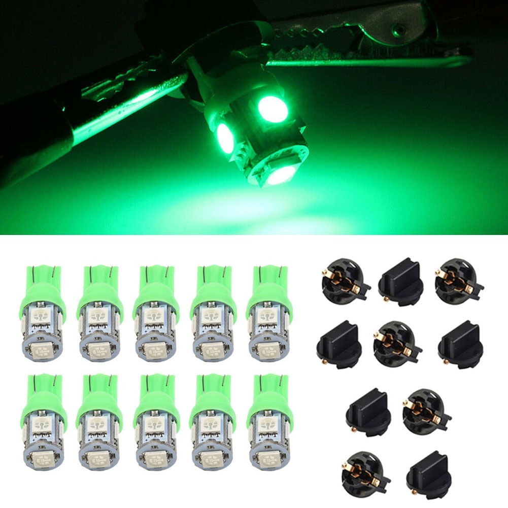 Replacement Car light socket 10pcs Plastic&LED Instrument Panel New High Quality