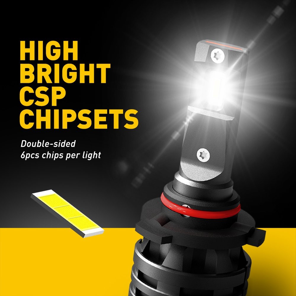 AUXITO 9005 LED Headlight Bulb Conversion Kit High Beam White Bright Super 6000K