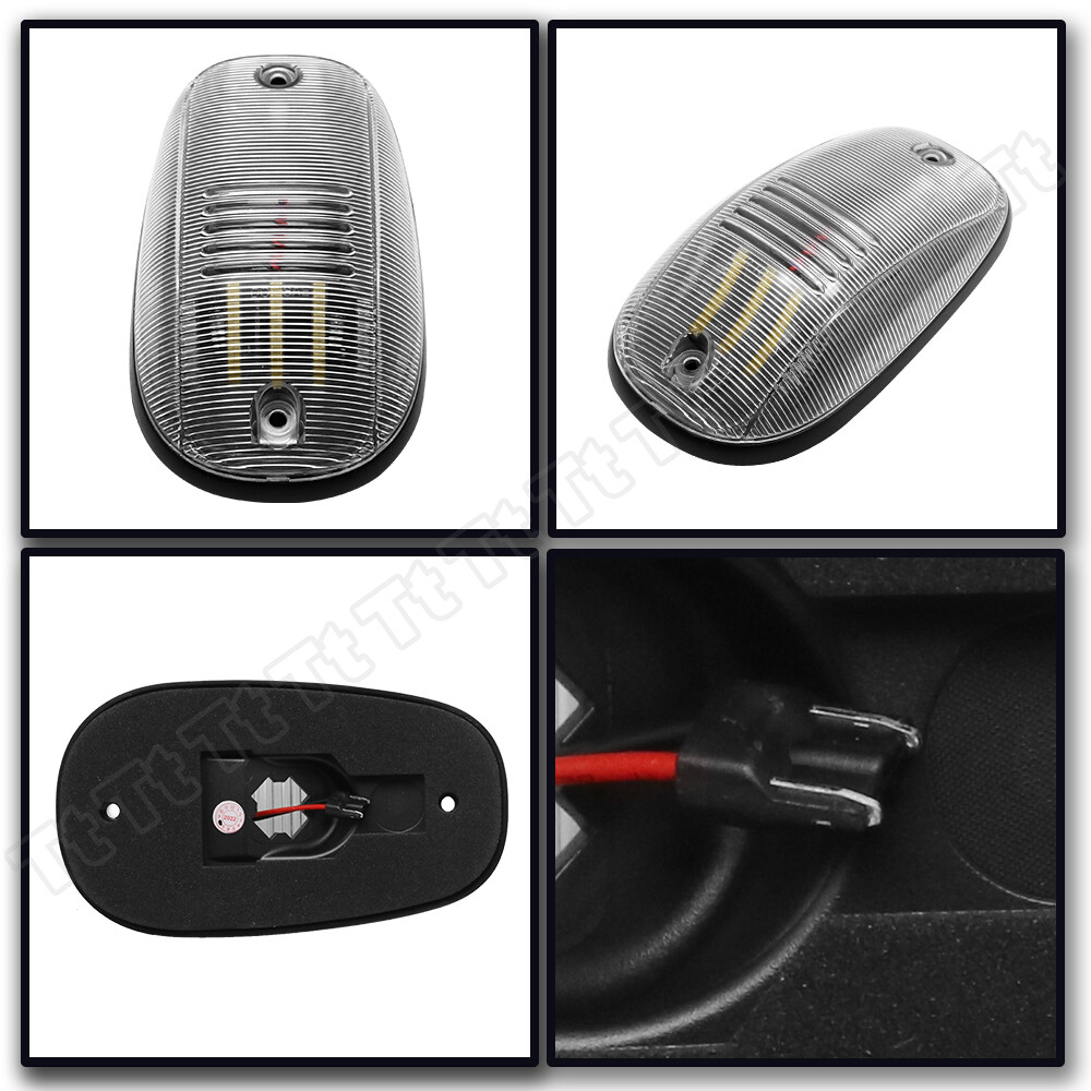 For 2003-2018 Dodge Ram 1500 2500 3500 Truck White LED Cab Roof Marker Lights 5x