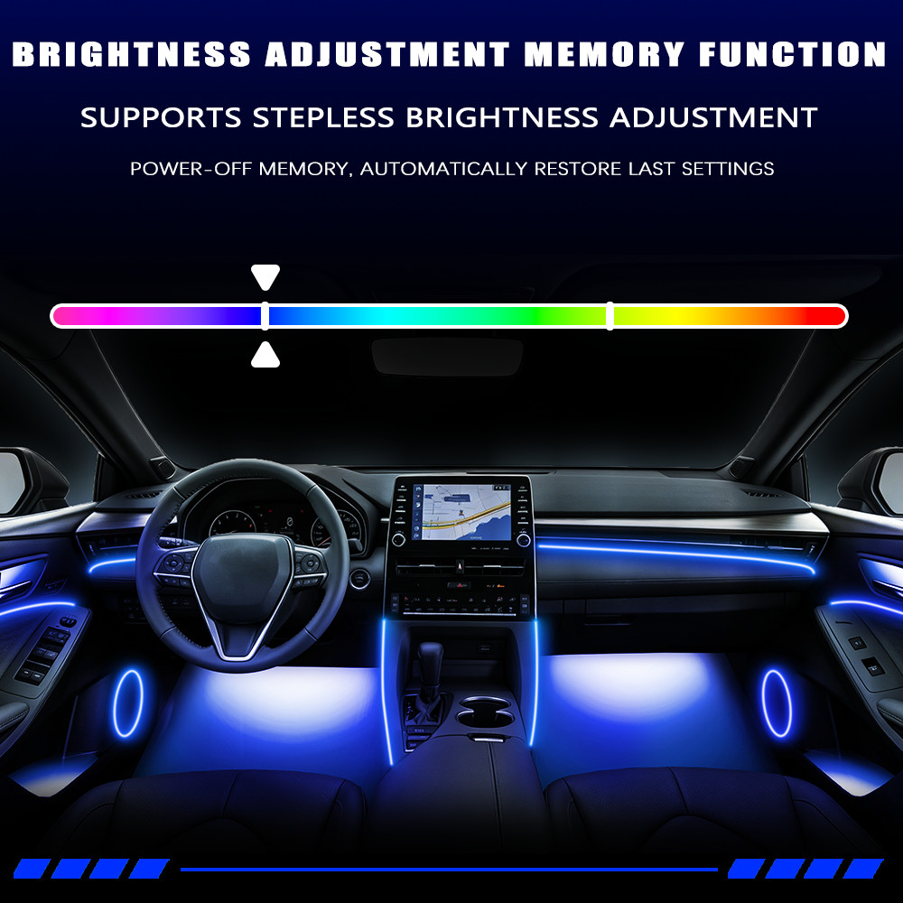 Car RGB Lights for Toyota 4Runner 2006-2009 Atmosphere Lamp Interior Kit