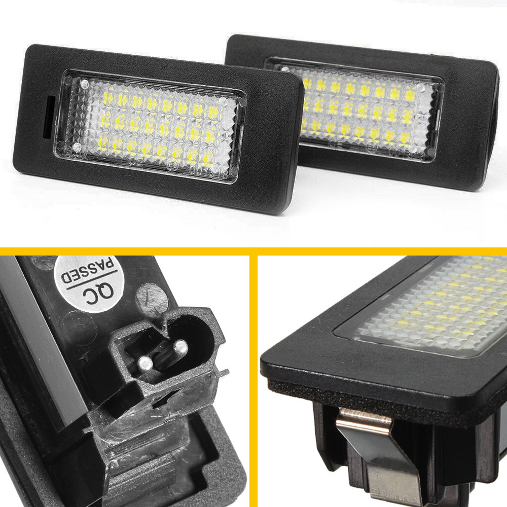 LED License Plate Light Error Free For BMW 135i 325i 328i 335i 528i 535i X3 X5