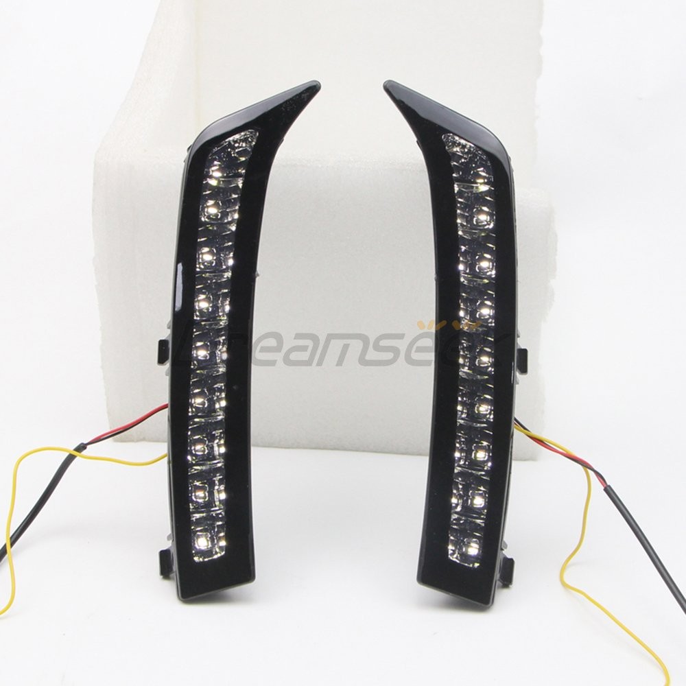 LED DRL for Subaru Forester 2013-2018 Daytime Running Light Fog Lamp with Turn