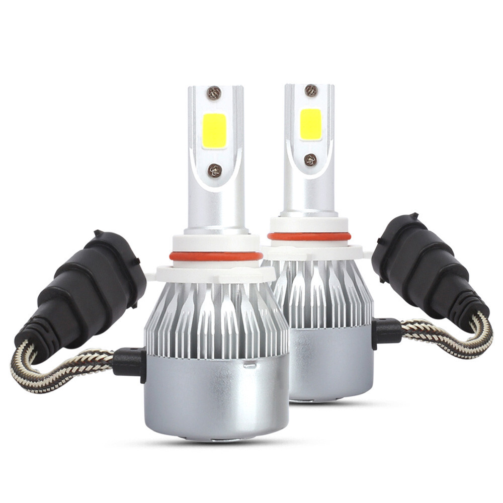 20X Combo 9005 9006 LED Headlights Fog Light Kit Bulbs 6500K High Low Beam White