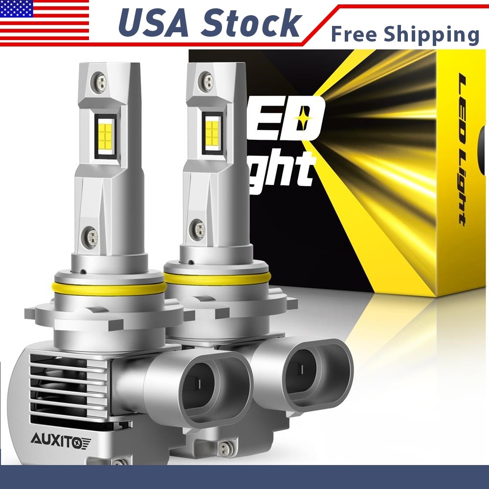 AUXITO 9005 LED Headlight 6000K High Beam Conversion Kit Bright Super White 2/4x