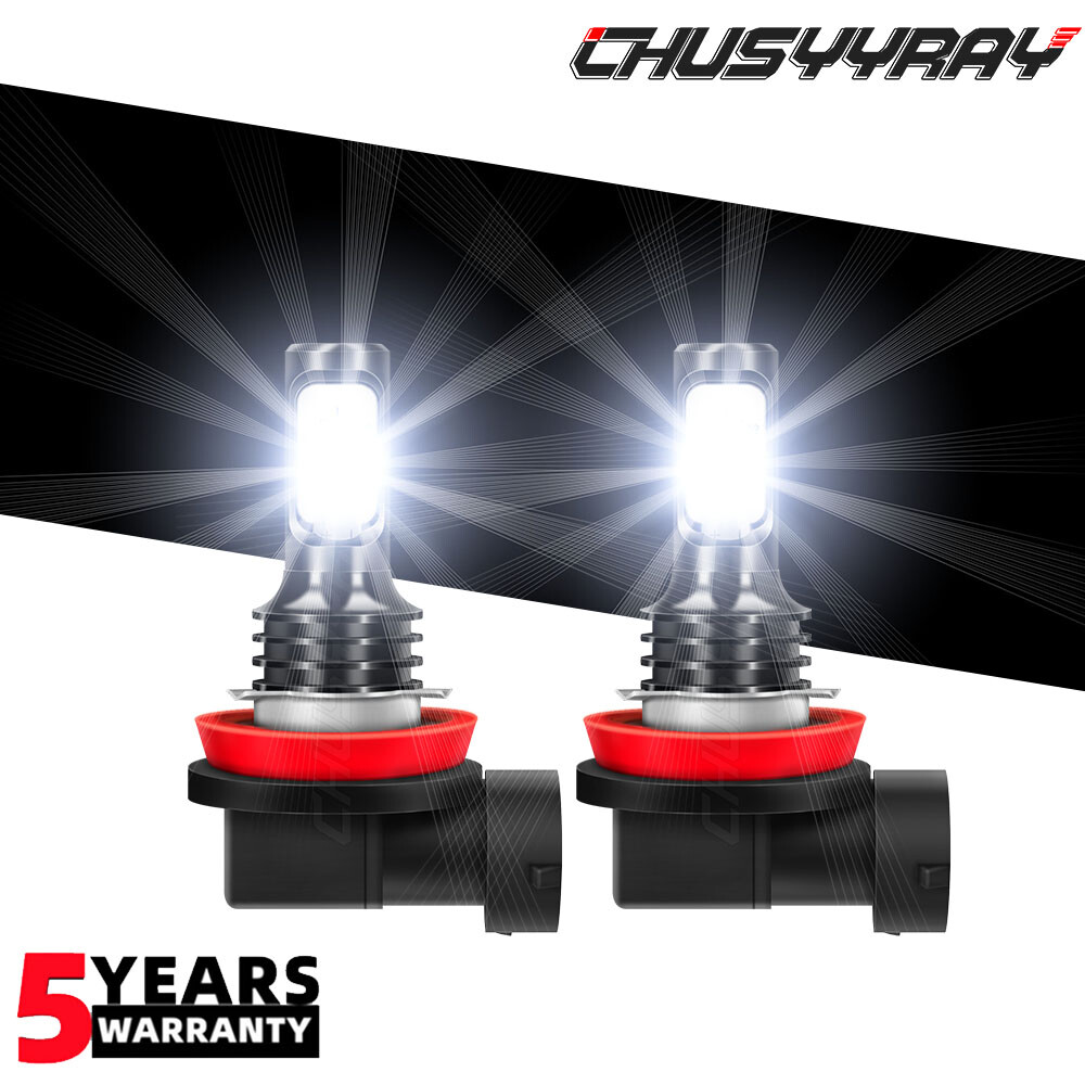 H11 H9 LED Headlight Super Bright Bulbs Kit 8000K White 330000LM High/Low Beam