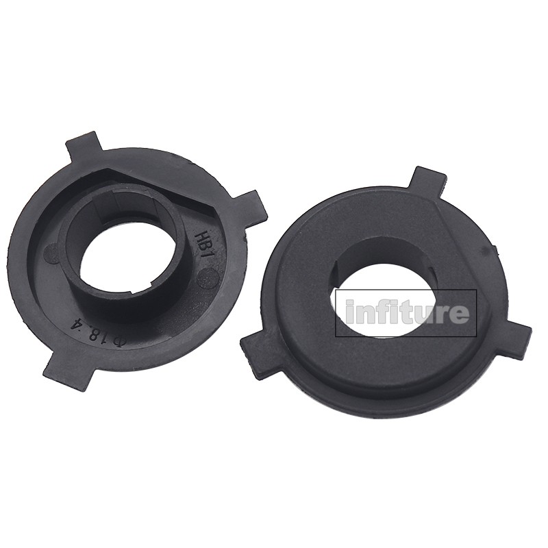 2Pcs LED Headlight Bulb Base Adapter Socket Retainer 9004/9005/9006/H7/H4/H3/H1