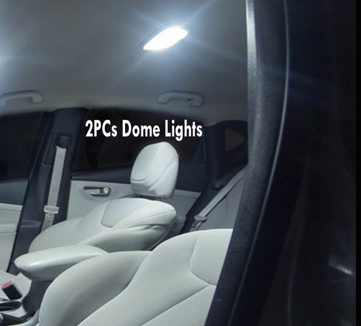 8Pc CANbus Error Free Interior LED White Light Bulb Kit for 2016 Scion iA