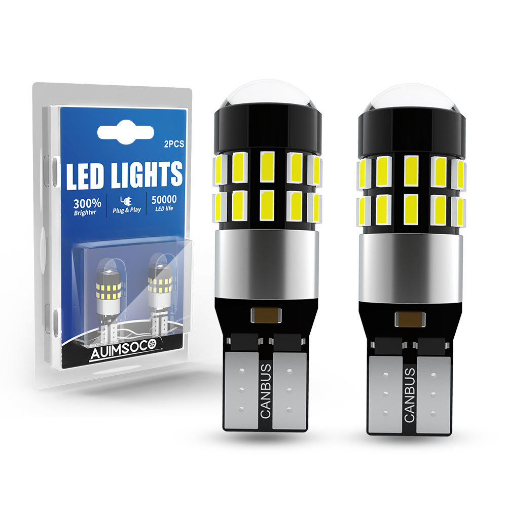 Car Led License Plate Map Light Lamp Bulbs T10 168 2825 W5W 6000K Xenon White