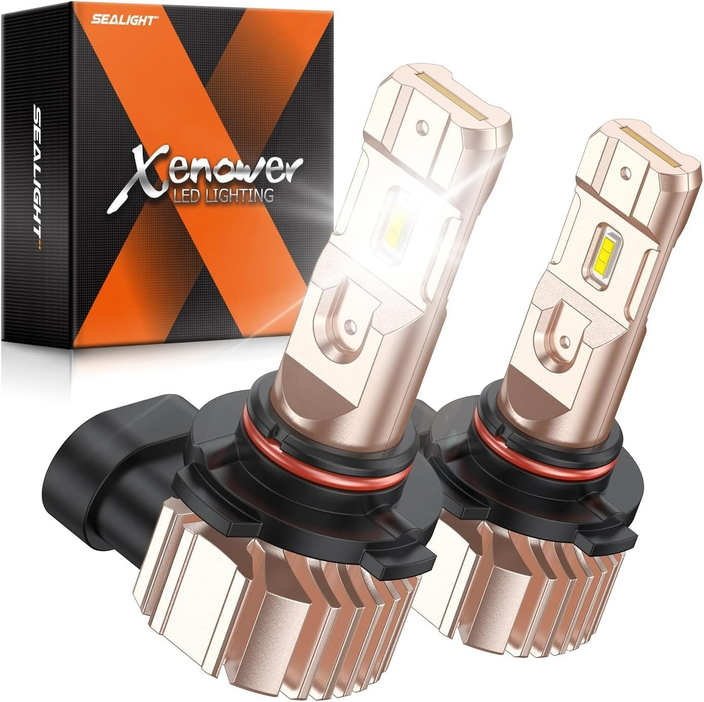 Waterproof H10 LED Fog Lights – 50000 Hours Lifespan, Plug & Play Easy Install