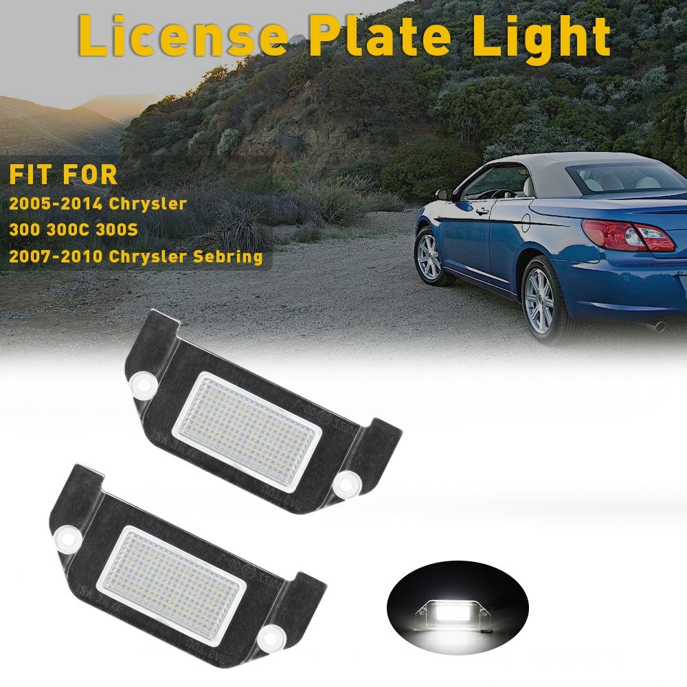 18LED License AUXITO For Plate Free Light 2005-2014 300 Error Chrysler 300C 300S