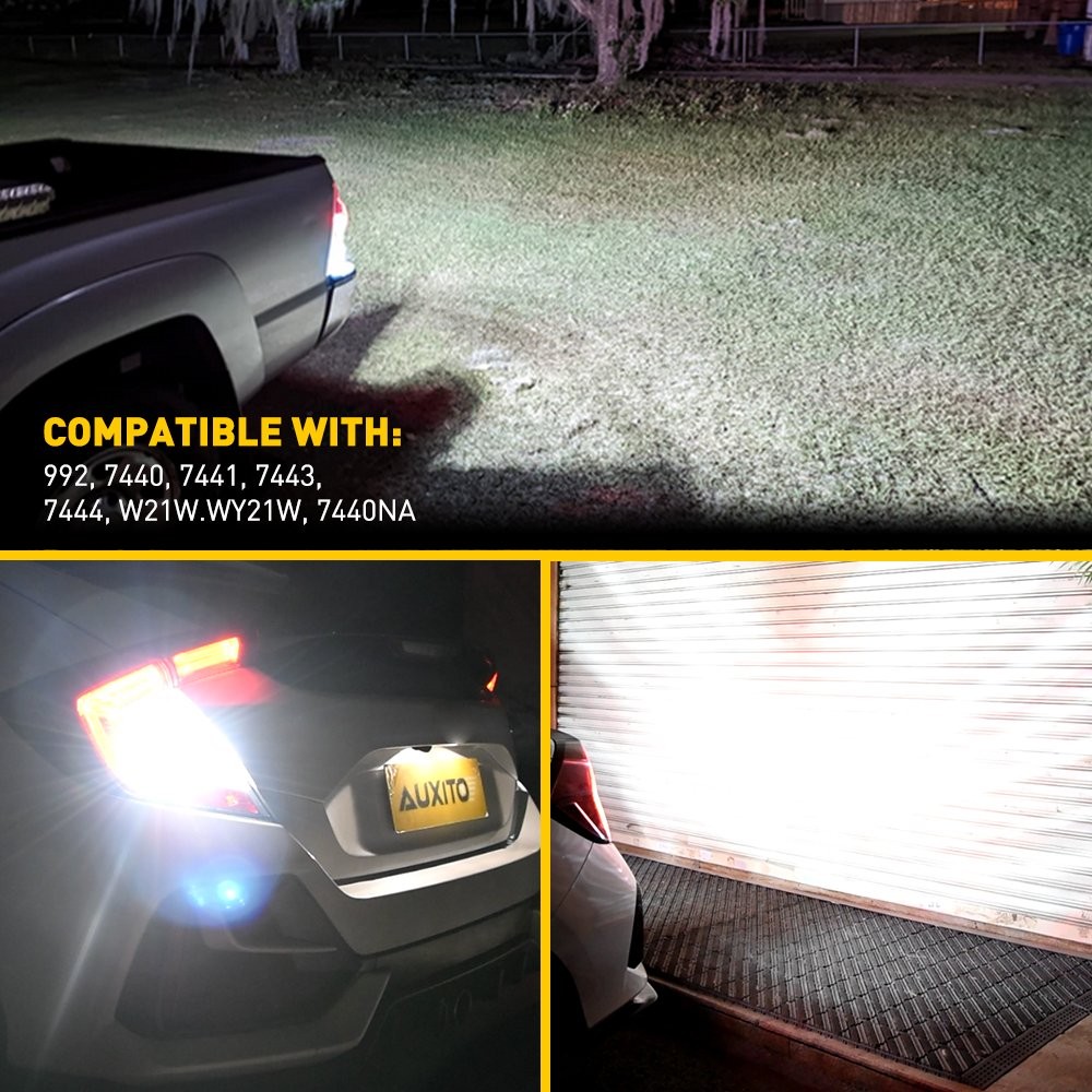 Super 7443 Bright 7440 LED Daytime Running Lamps Light Replace Halogen DRL Lamp