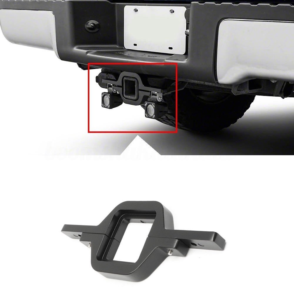 Tow Hitch Mounting Bracket+3-row LED Work Light Pods Backup Reverse 4“For Truck