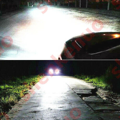 FOR HONDA RANCHER FOREMAN HIGH POWER HEADLIGHT LED LIGHT BULBS 6000K 100W 2400LM