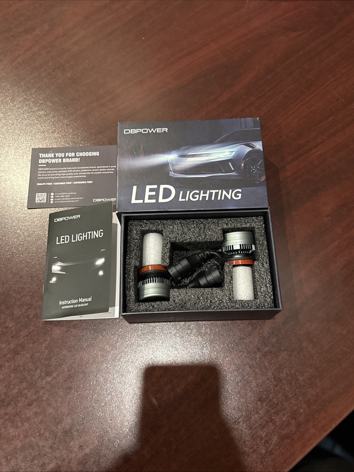 DB POWER Dc9-30V LED Vehicle’s Headlight Bulbs New Open Box