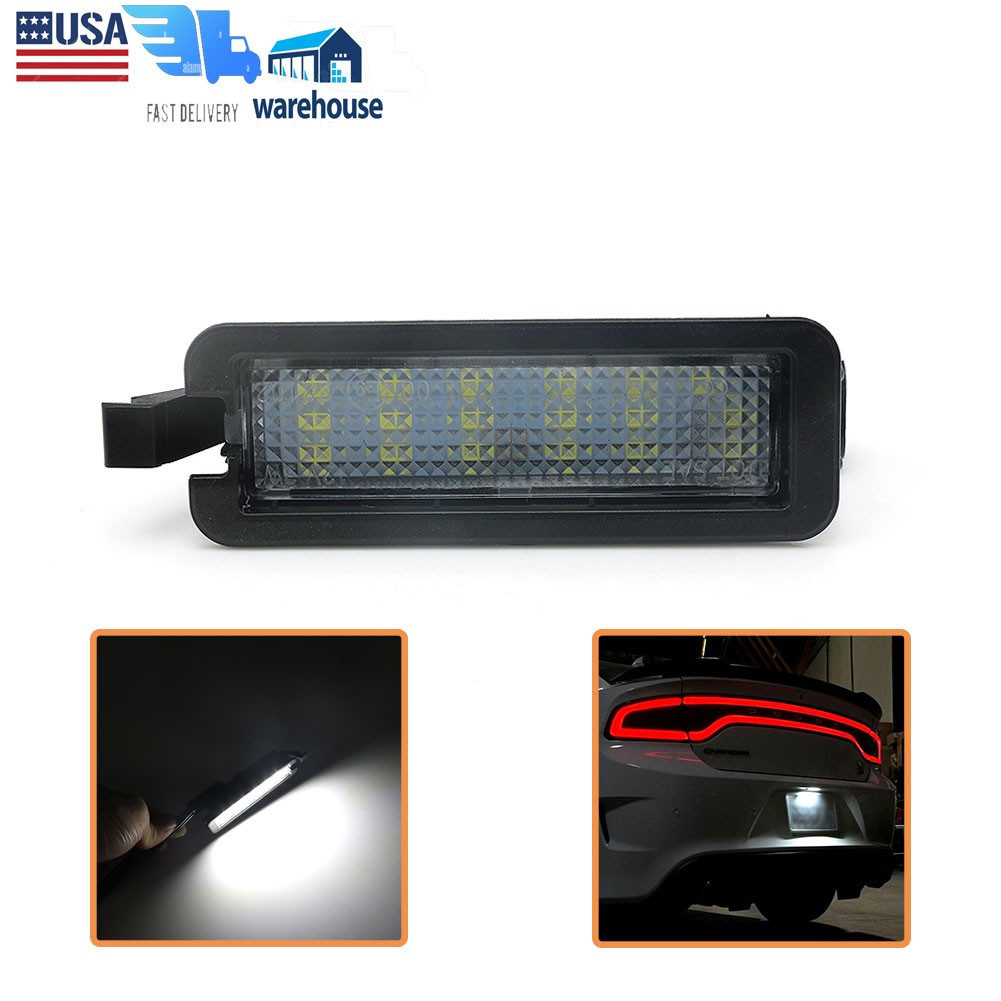 Vehicle Rear 18 LED Number License Plate Light For Dodge Charger 2015-2021 1PC