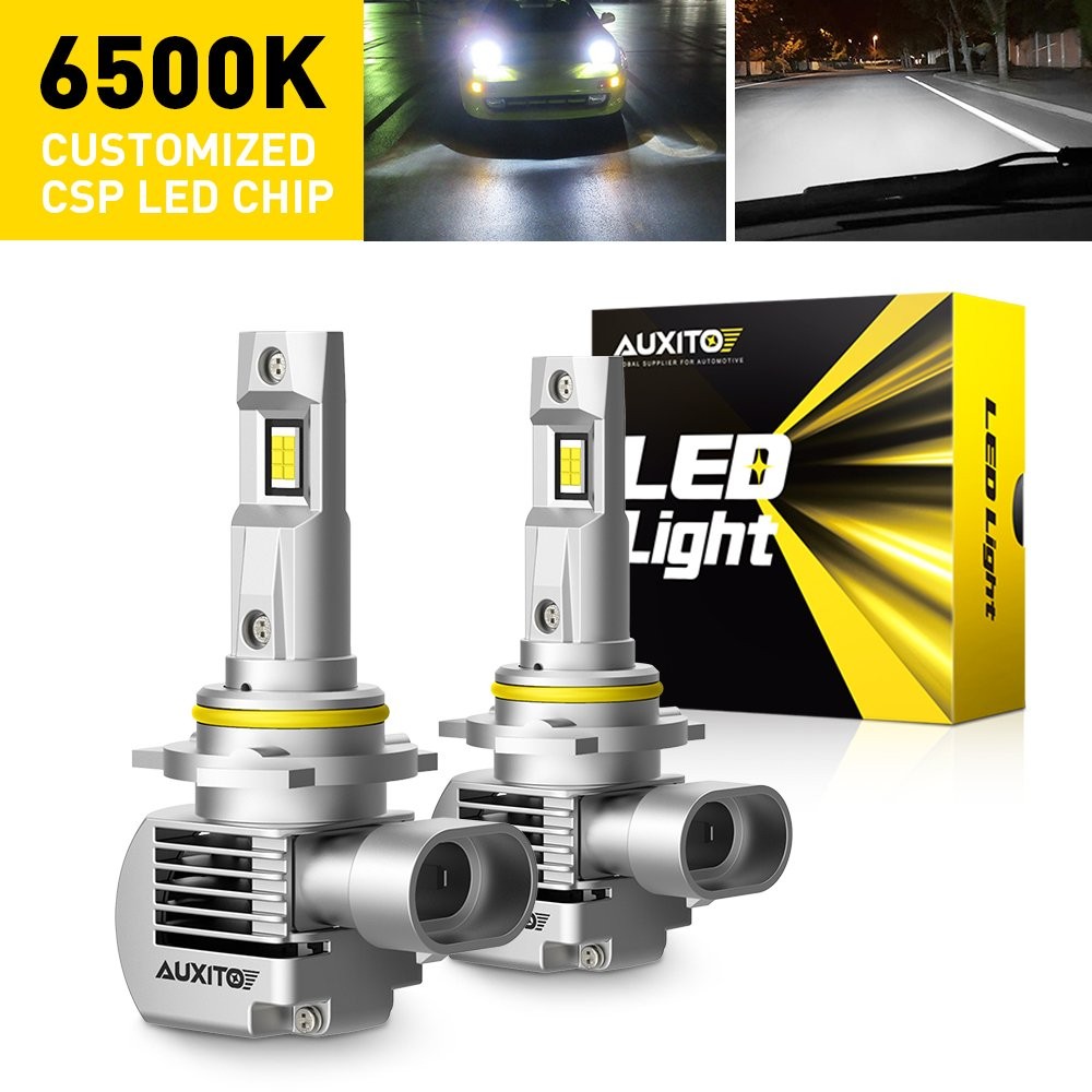 AUXITO 9012 HIR2 LED Headlight Bulb High Low White Super Bright Beam 80000LM Q16