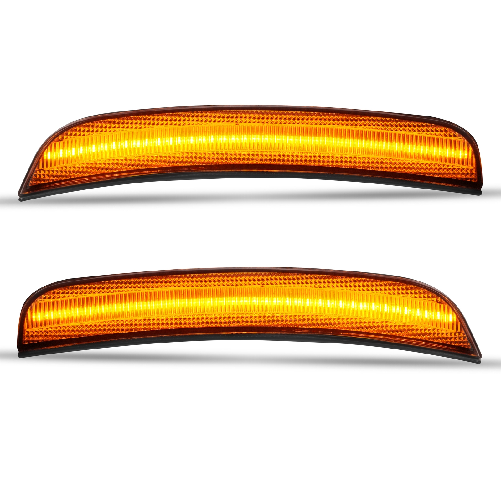LED Front Left Right Bumper Side Marker Lights For Chrysler 300 2015-2023 Amber