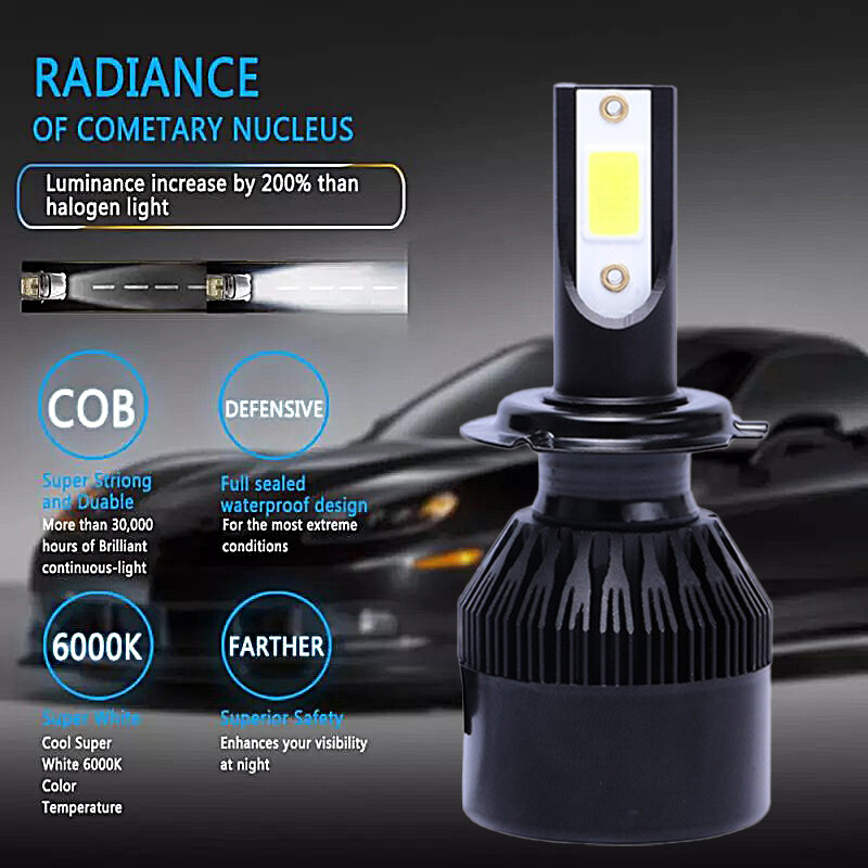 For BMW 325i 2001-2006 6x Combo 6x LED Headlight Fog Light Bulbs White 6000K