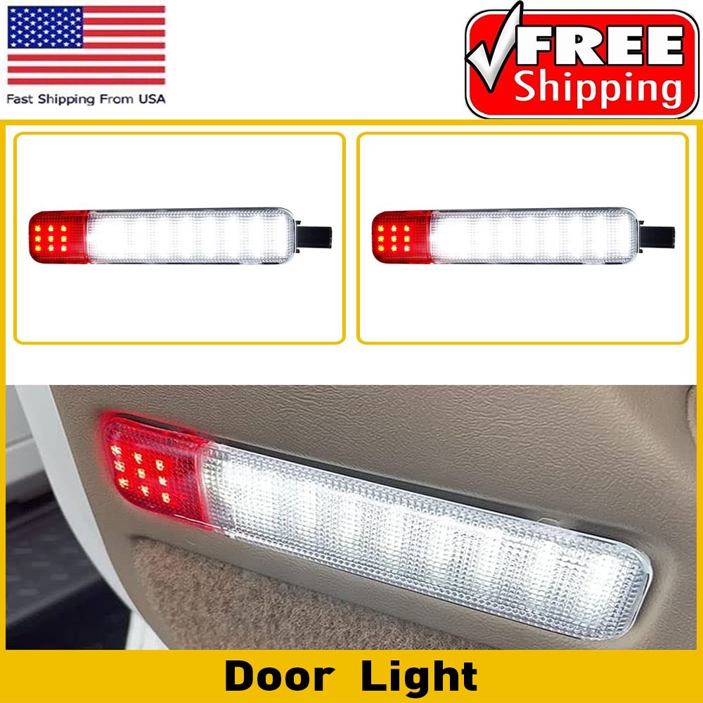 Fit Chevrolet GMC Cadillac Hummer Door Lights Car Left + Right Side Accessories