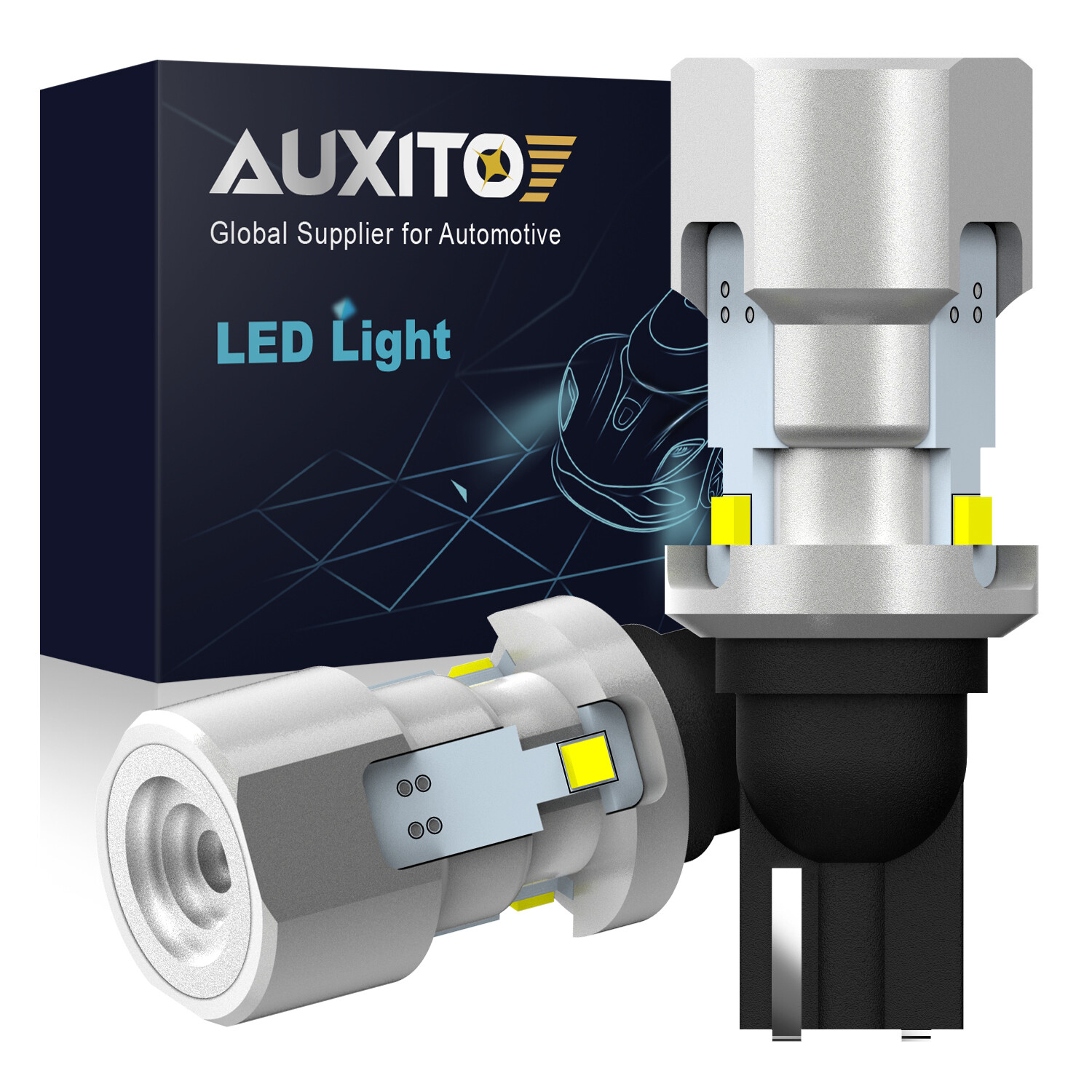 T15 921 Extreme Bright Error Free CANBUS LED Backup Reverse Light Bulbs W16W 912