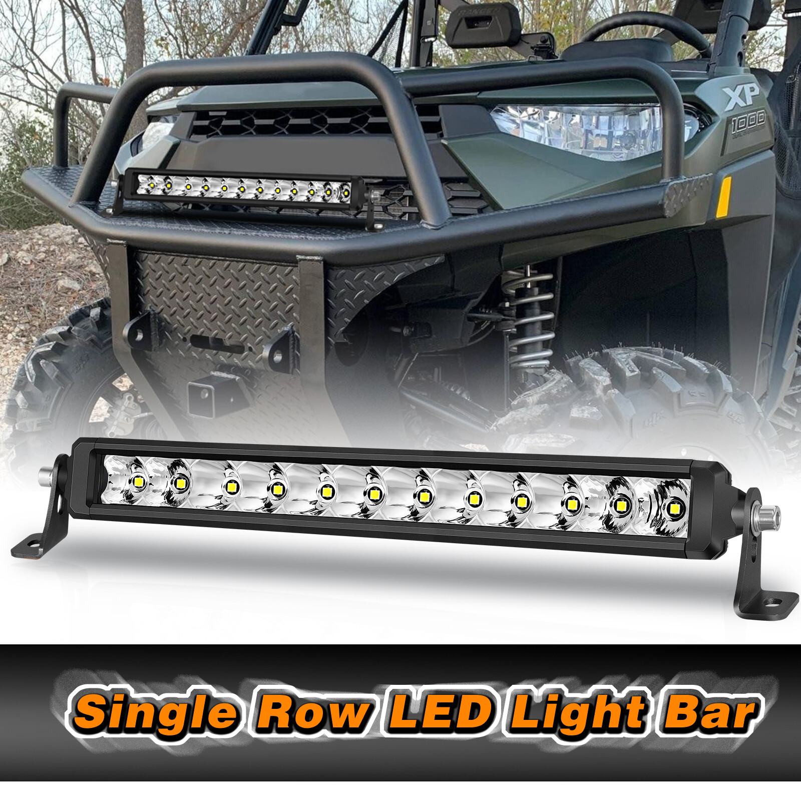 For Ford F250 F-350 Super Duty 30″ Single Row LED Light Bar Slim Combo Offroad