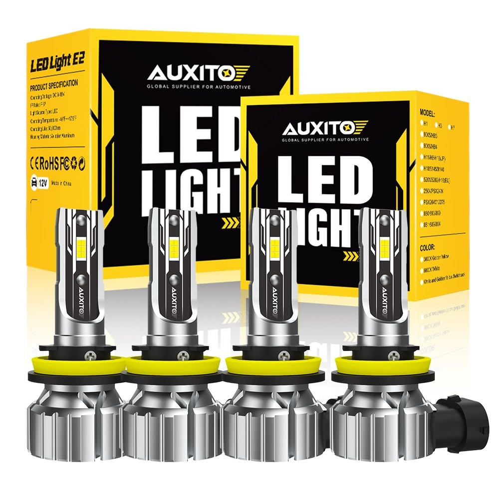 4X CANBUS H11 H8 LED Headlight Bulbs Conversion Kit Low Beam 6500K 80000LM White