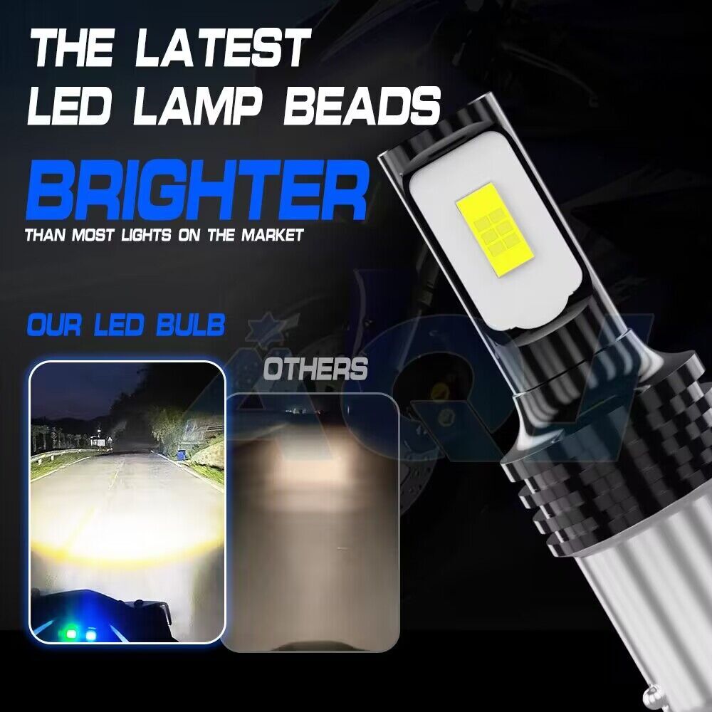 2 pcs Super Bright White 1156 RV Trailer 33-SMD LED 1141 Interior Light Bulbs US