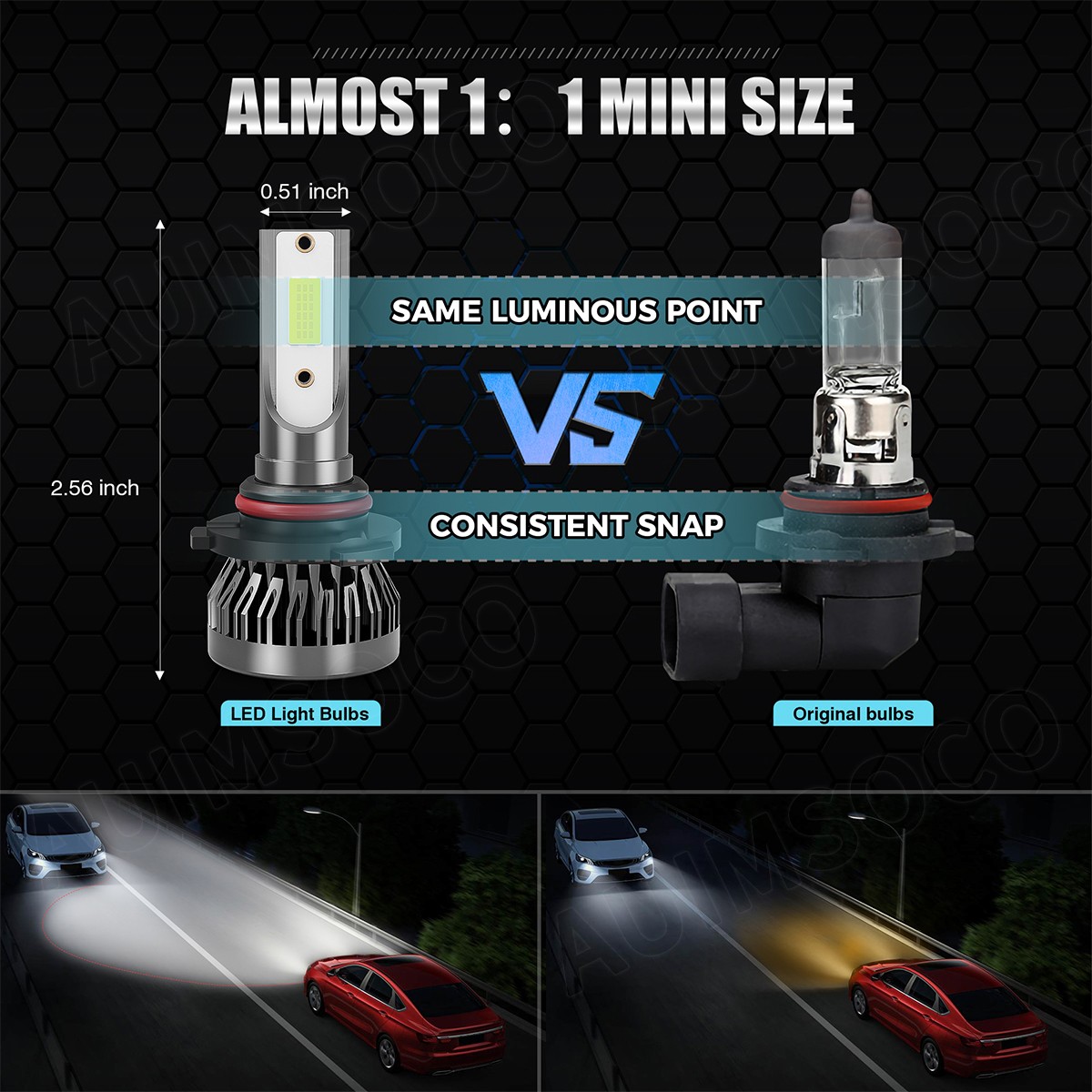 For Honda CR-V 2015-2021 6x LED Headlight Bulbs Cool White Super Bright 36000LM
