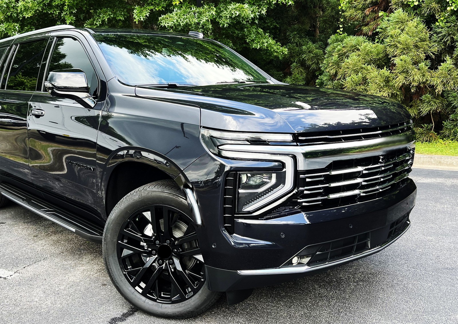 Smoked Lens White Full LED Side Marker Lights For 25+ GM Escalade Suburban Yukon