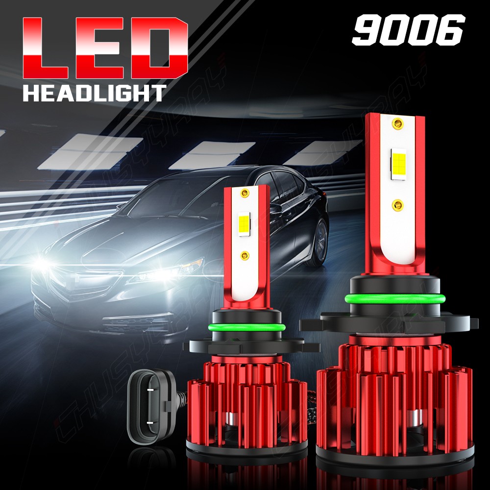 9005 9006 880 LED Headlight Fog Light Combo White For Chevy Silverado 1500 99-02