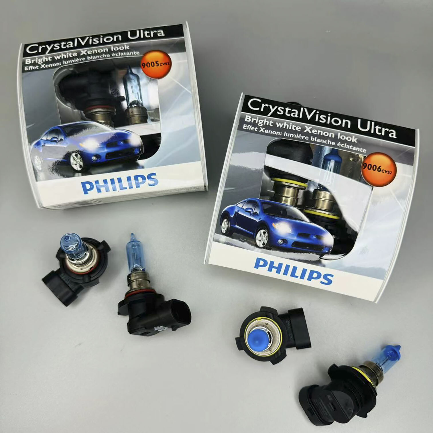 PHILIPS 9005 9006 CrystalVision Ultra Headlight Bulb For BMW Cadillac Dodge Ford