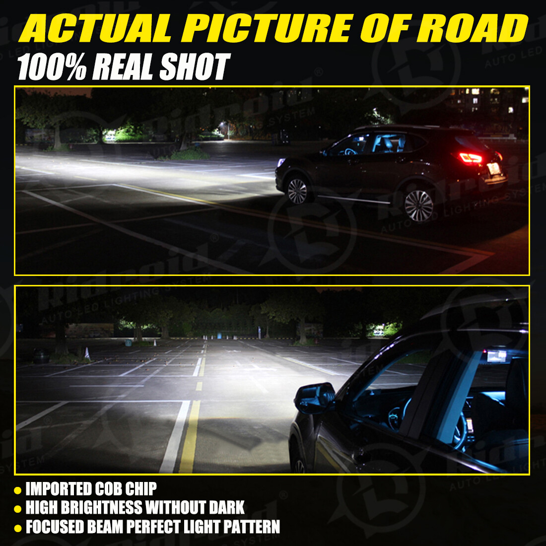 9007 HB5 LED Headlight Conversion Kit 1900W 285000LM HI-LOW Beam Bulbs 6000K