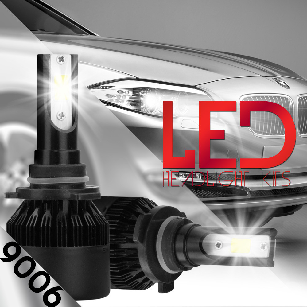 6500K CREE 9006 HB4 HB4U LED White Low Beam Bulb 388W 38800LM Headlight Kit