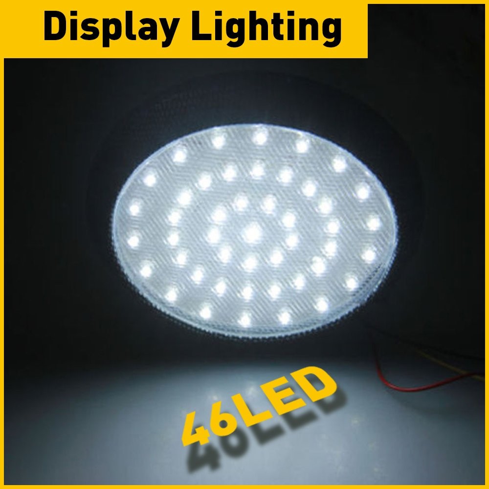 46 LED Auto Car Interior Dome Roof Light Truck Ceiling White Lamps Universal M