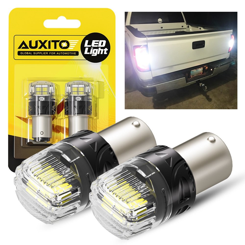 1157 16SMD LED Tail Brake Stop Backup Reverse Turn Signal Light Tail Bulbs White