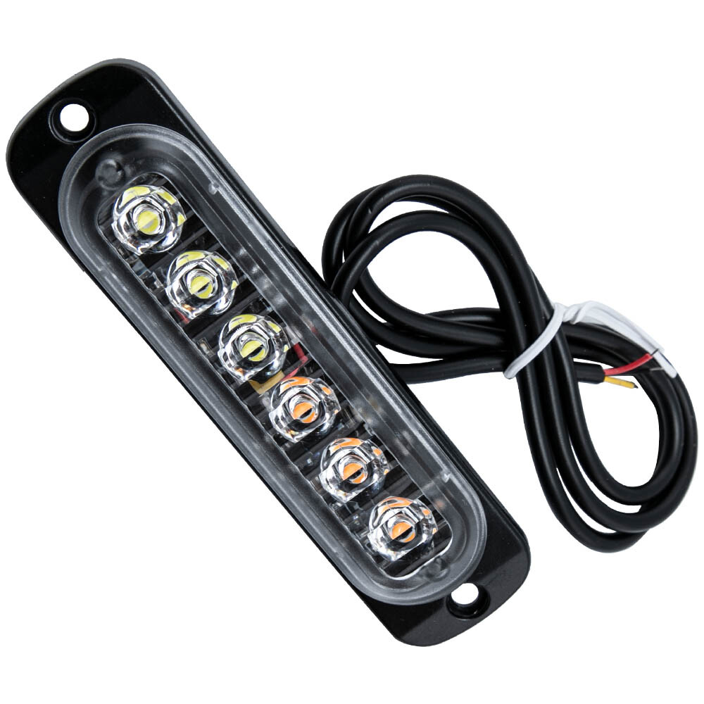 Yellow / White 10 LED Lights For Off road 4300k Diecast Aluminum Housing 18W
