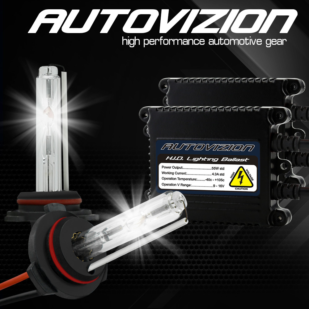HID Xenon 55W Headlight Conversion KIT H1/H3/H4/H7/H11/9005/9006/880/881/9004/7