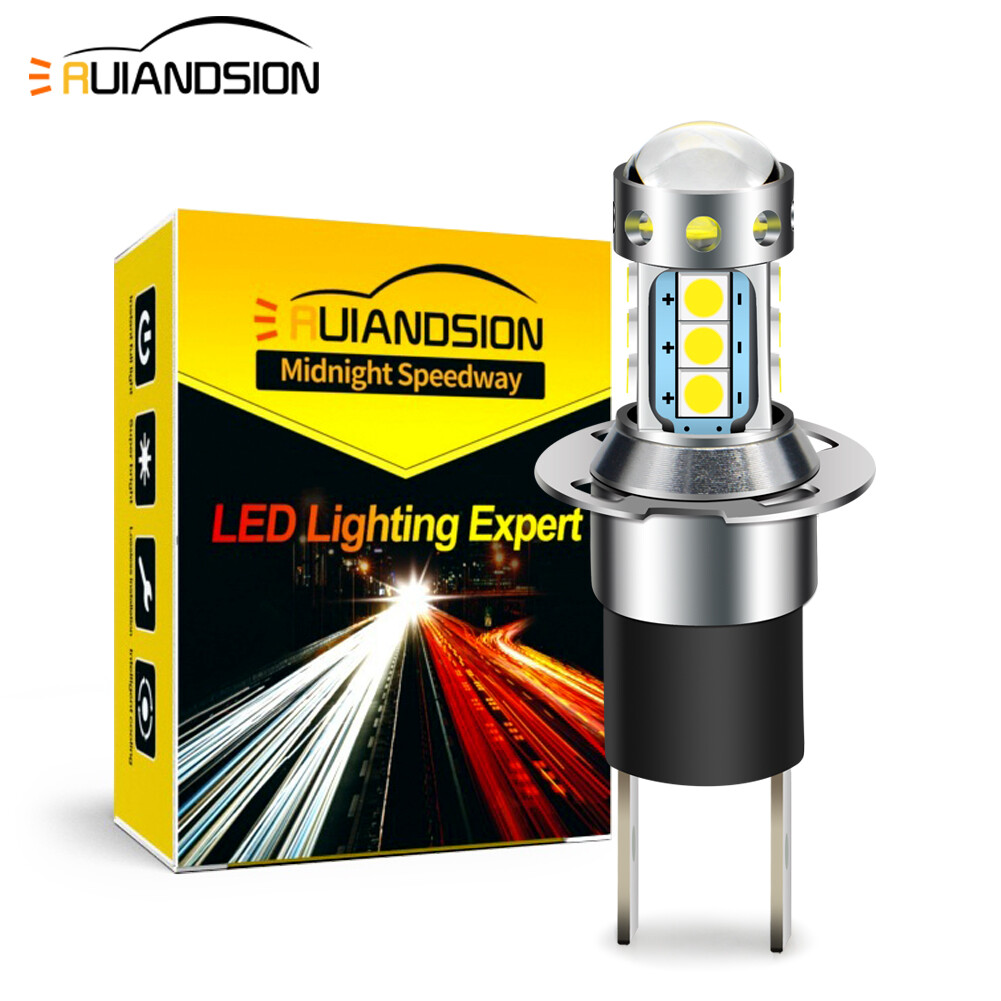 2PCS H3C 2835 LED DC12-24V Car Fog Light Daytime Running Bulb Globe White/Yellow