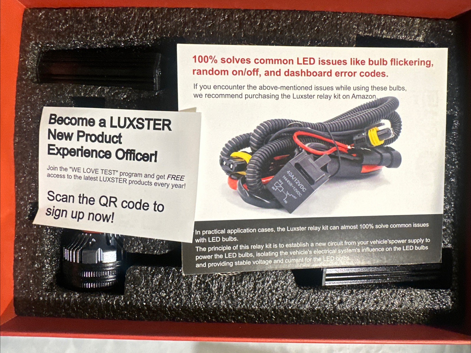 Luxster: Punisher-H4/9003 LED Bulbs-40,000LM H13/ 2024Punisher IP68 Waterproof